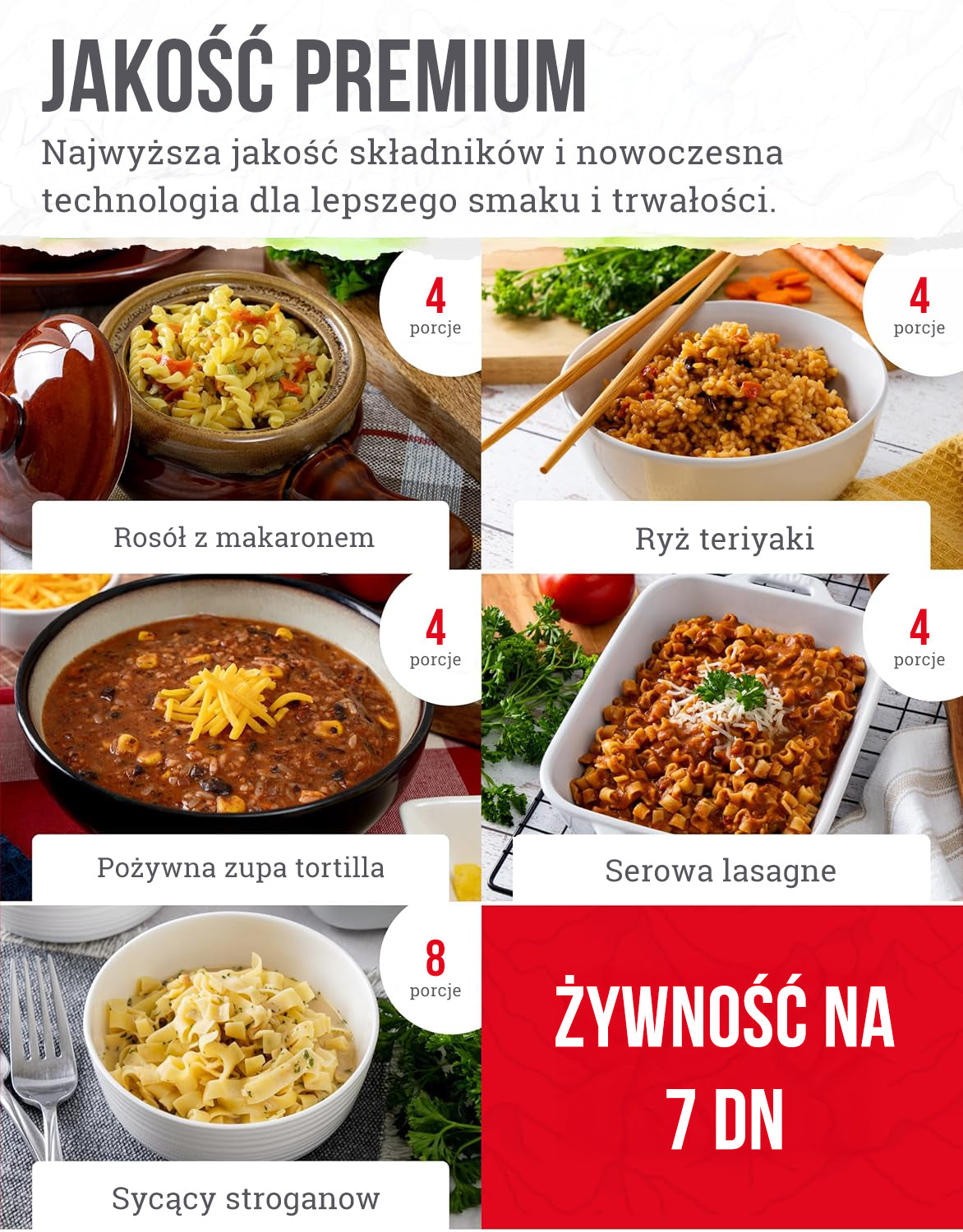 ReadyWise, 60 Porcji, Obiad i Kolacja, 13 Różnych Przepisów, Kubełek Grab & Go, Liofilizowane, Do 25 Lat Trwałości, Żywność Awaryjna, 7 Dni Zapasów Dla 1 Osoby